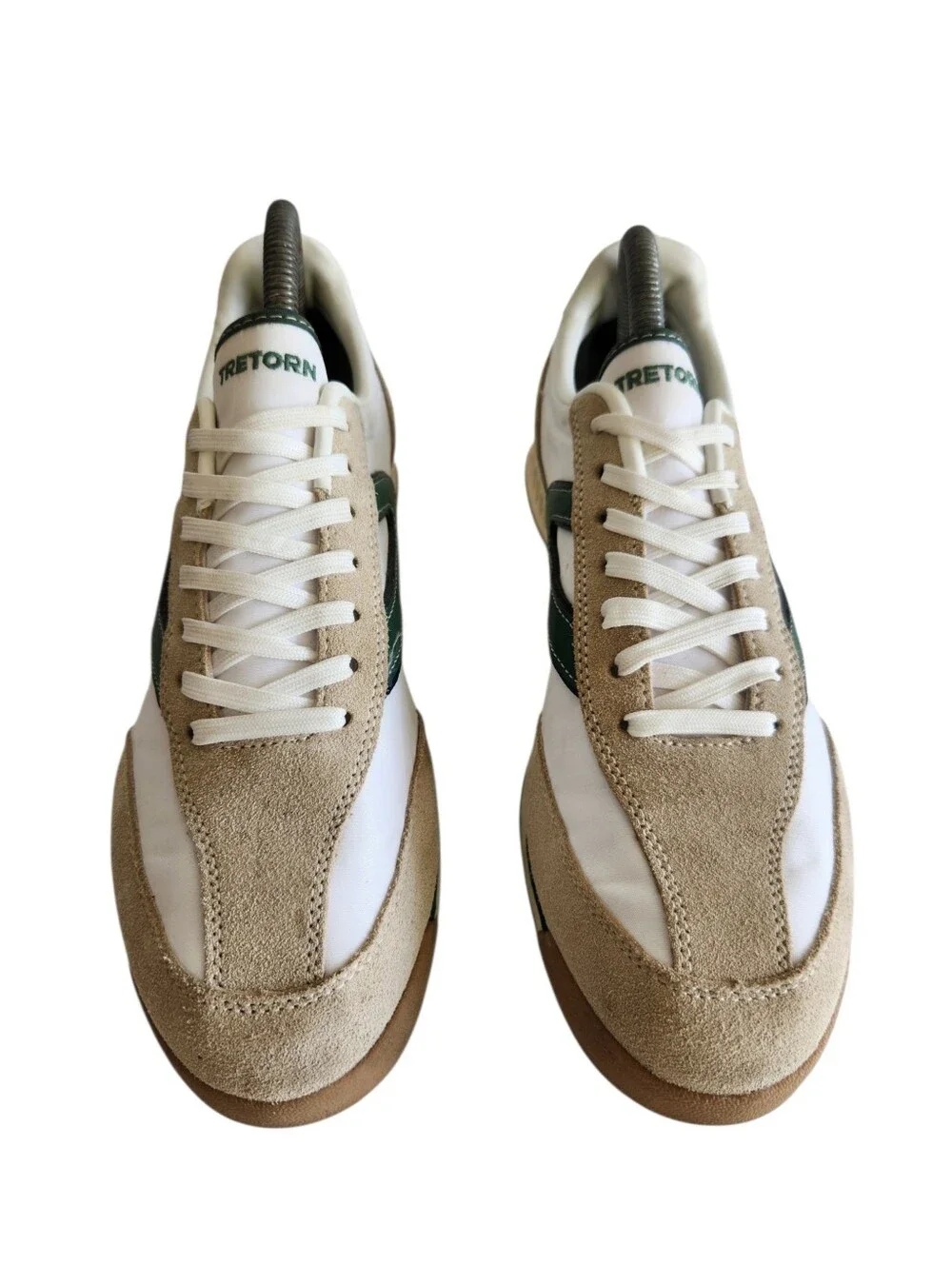 TRETORN Kristine Low Profile Sneakers Retro Green White Shoe Size 10